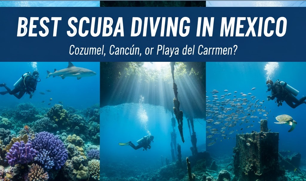 Best Scuba Diving in Mexico – Cozumel, Cancun, or Playa del Carmen?