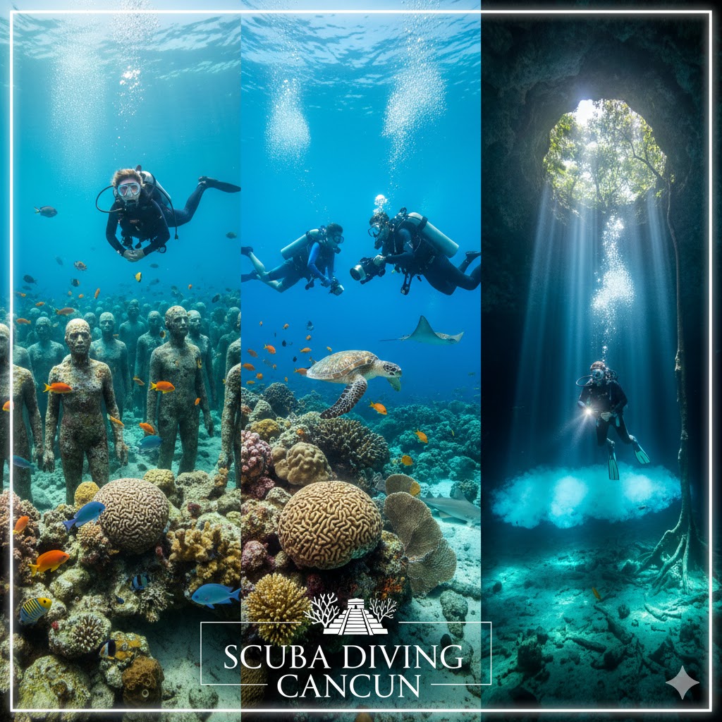 Scuba Diving in Cancun