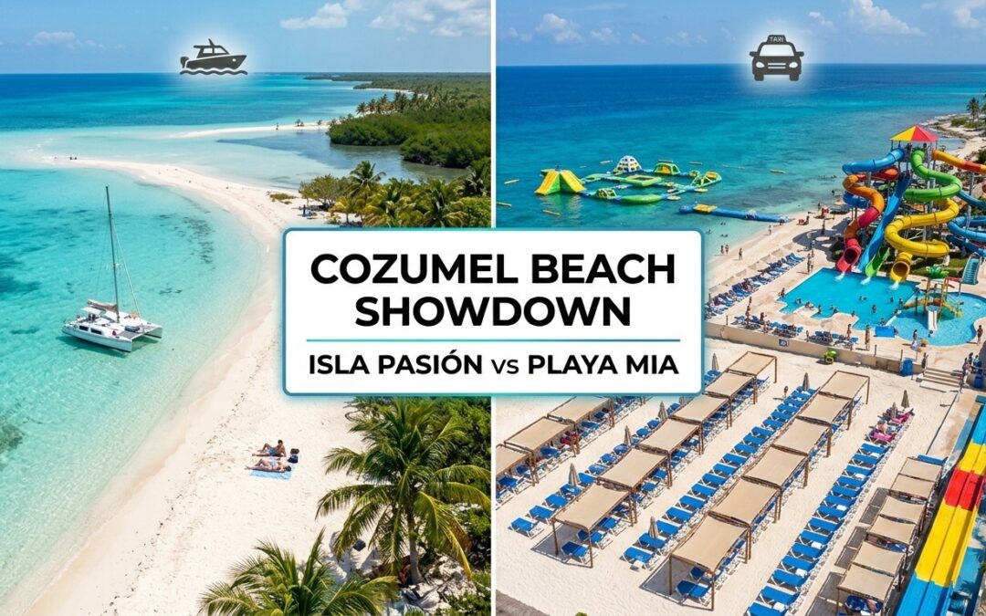 Isla Pasión vs Playa Mia in Cozumel – Key Differences and Which to Choose